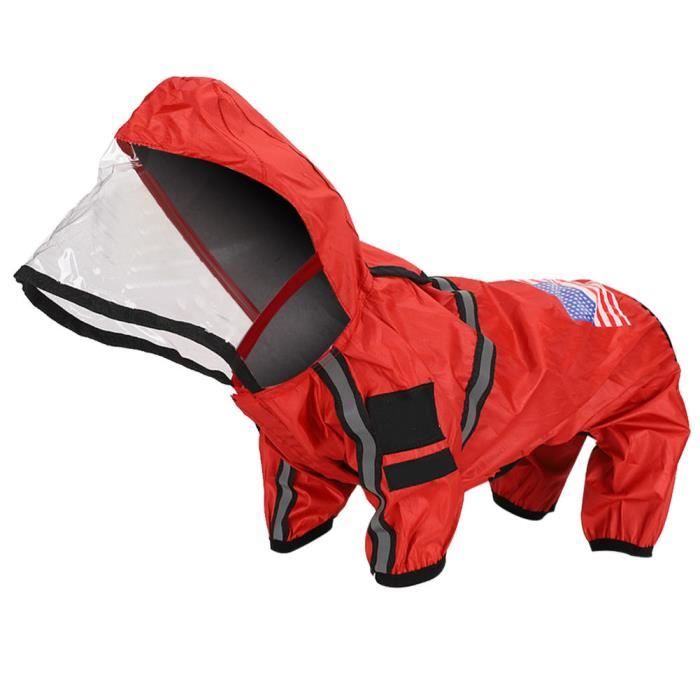 Meilleurs prix pour ARAMOX Imperméable pour chien de compagnie Imperméable pour animaux de compagnie combinaison de pluie imperméable vêtements de