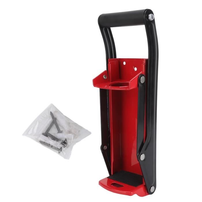 Broyeur De Canettes à Pied - Aplatit Canettes, Bouteilles Plastique - Compacteur Recyclage Maison - 4