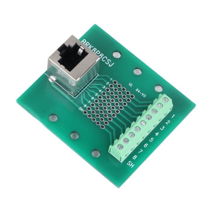 4 Kits Connecteurs RJ45 à Souder - Compatibles Ethernet, DMX-512, RS-485/422/232 - Pour Prototypage, Réparation - 5