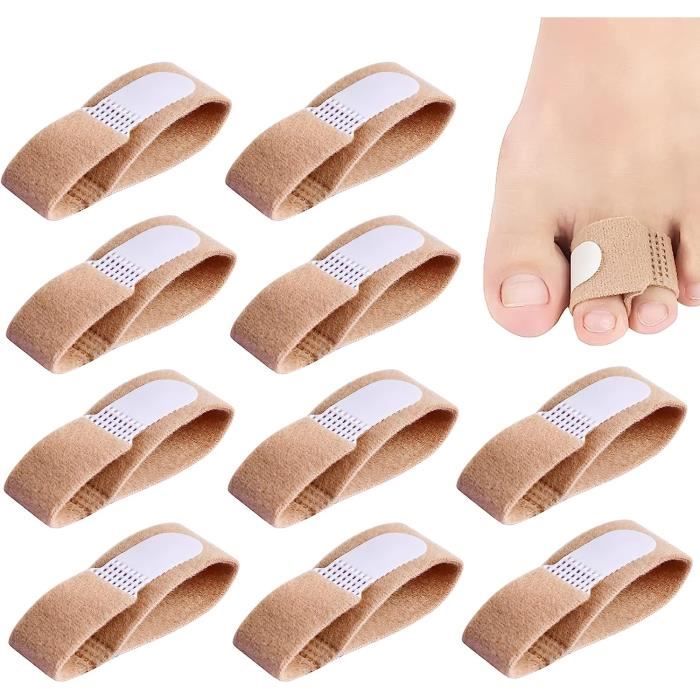 Attelle pour Doigt de Pied, Bandages pour Orteils en Marteau, Attelle de Doigt, 5pcs Taille M et