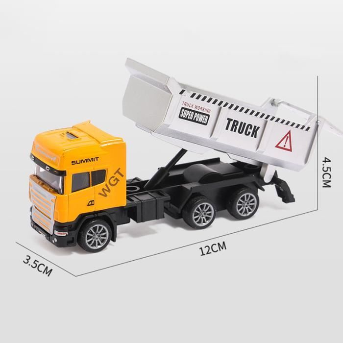 Jouet Camionnette Avec Remorque Camping-car Et Accessoires - Moulée Sous Pression - Dimensions 20 Pouces - Neuf