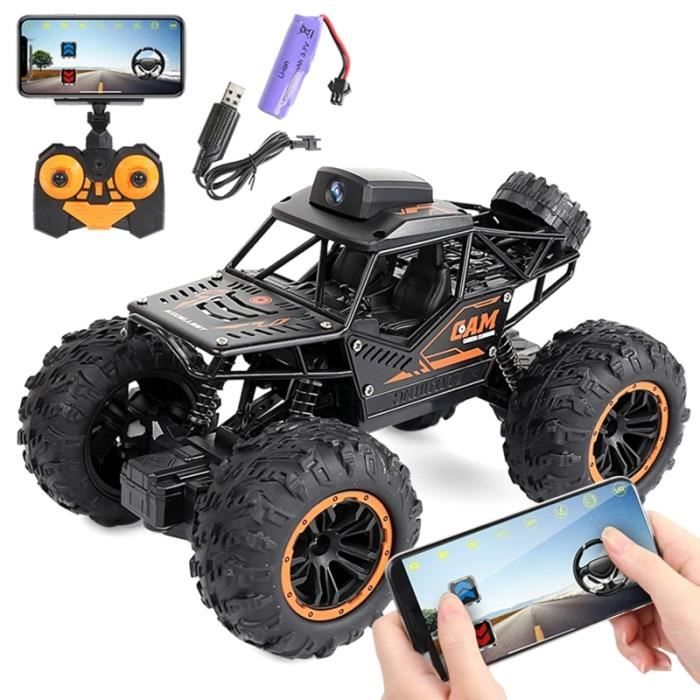 Camera WiFi 2.4G pour voiture tout terrain a grande vitesse 4x4 Double direction Buggy RC Chenille de roc Cdiscount Jeux Jouets