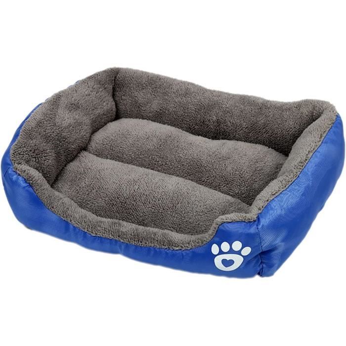 Niche D'intérieur Fermée En Peluche Douce Pour Animaux De Compagnie