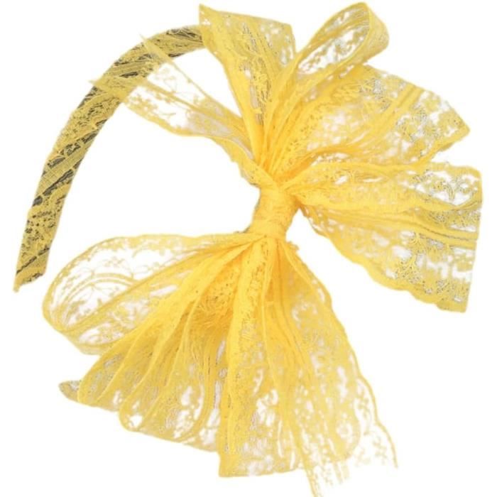 Serre-tête à Nœud Rouge Pour Cosplay Et Fêtes - Accessoire Cheveux Femme/fille, Grand Nœud 6,5x3,8 Pouces
