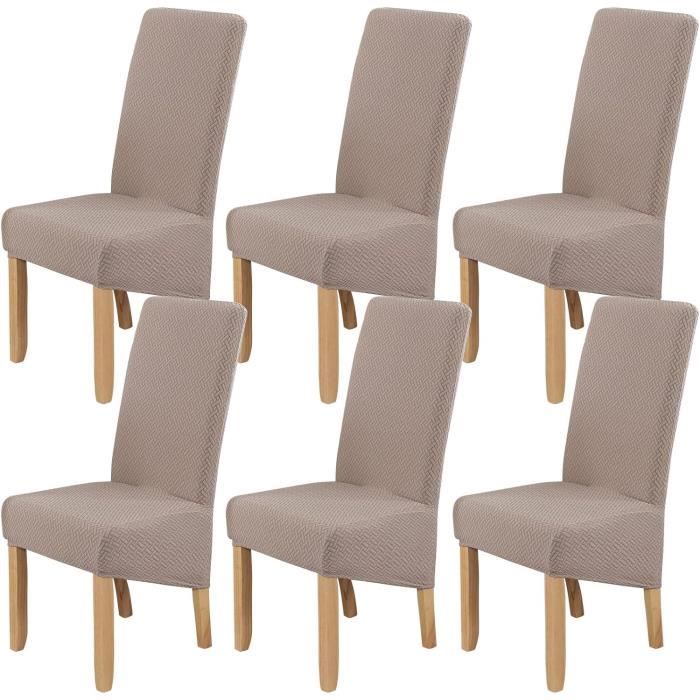 Lydevo Housse de Chaise XL Extensible 4 Pièces Grand Housse de Chaise