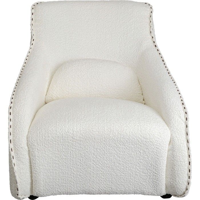 Fauteuil à bascule Swing Ritmo Boucle crème Kare Design Fauteuil à bascule Swing Ritmo Boucle crème Kare Design