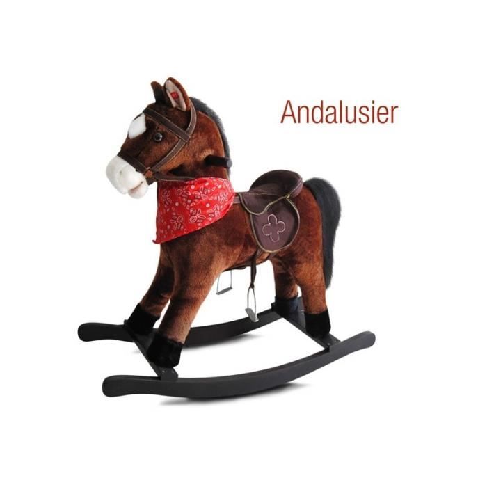 Cheval a bascule musical jouet enfant bebe 0101006 Cdiscount Jeux Jouets