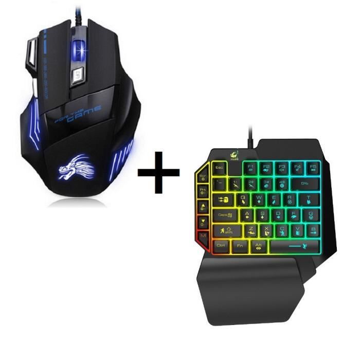 Clavier souris gamer petit