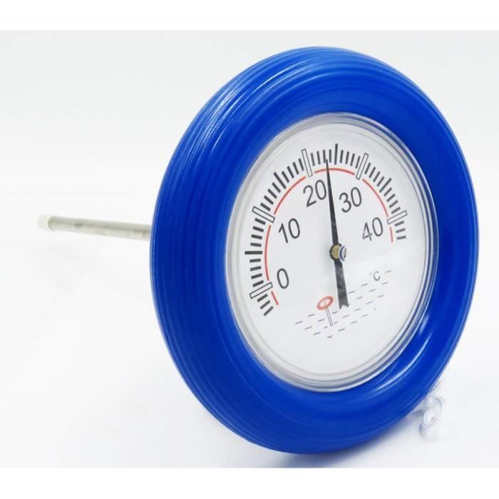 Thermomètre Flottant Pour Piscine Gre - Forme De Bouée, échelle Celsius, Avec Corde, Pour Piscine, Spa, Bassin