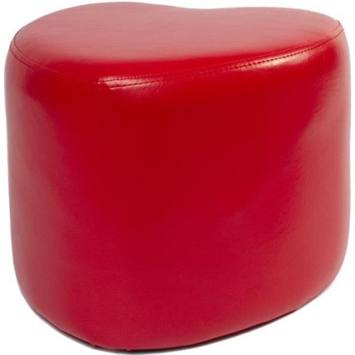 Pouf AMOUR Rouge (39x38x30cm)