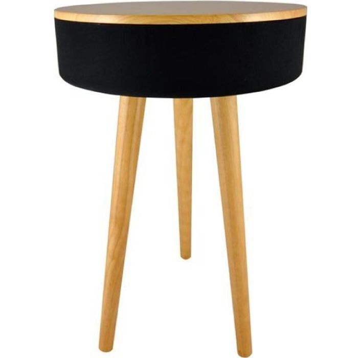 bout de canape avec enceintes et chargeur induction cdiscount maison