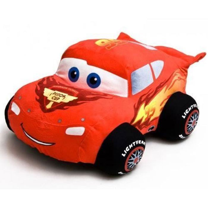Peluche cars geant disney Mac Queen 45 cm Cdiscount Jeux Jouets