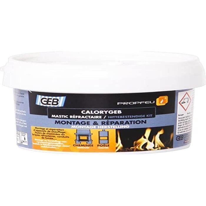 Geb - Mastic Réfractaire CALORYGEB - Cartouche 310ml