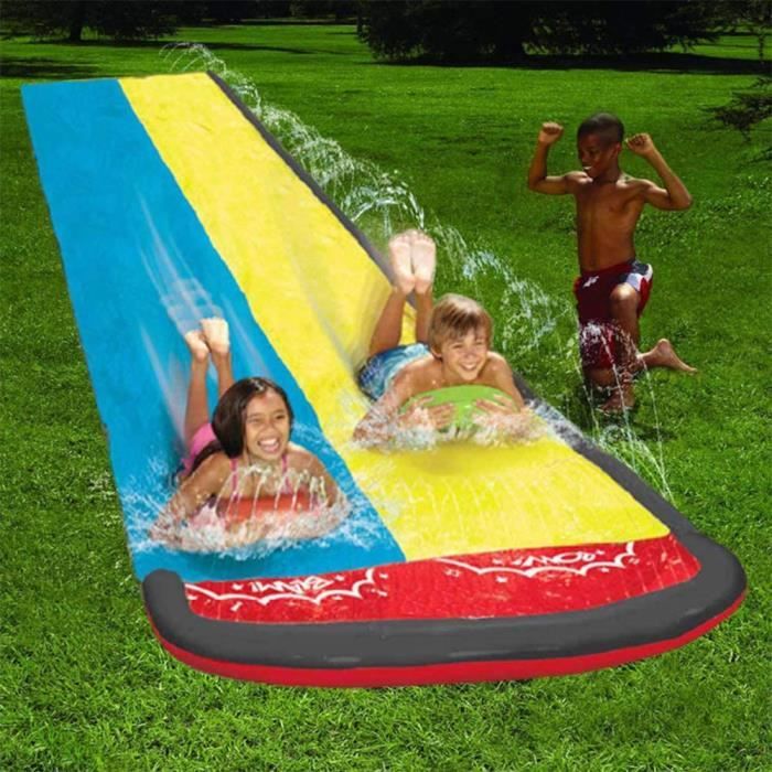 ZYQDRZ Double Toboggans Aquatiques, Toboggan Aquatique pour Enfants