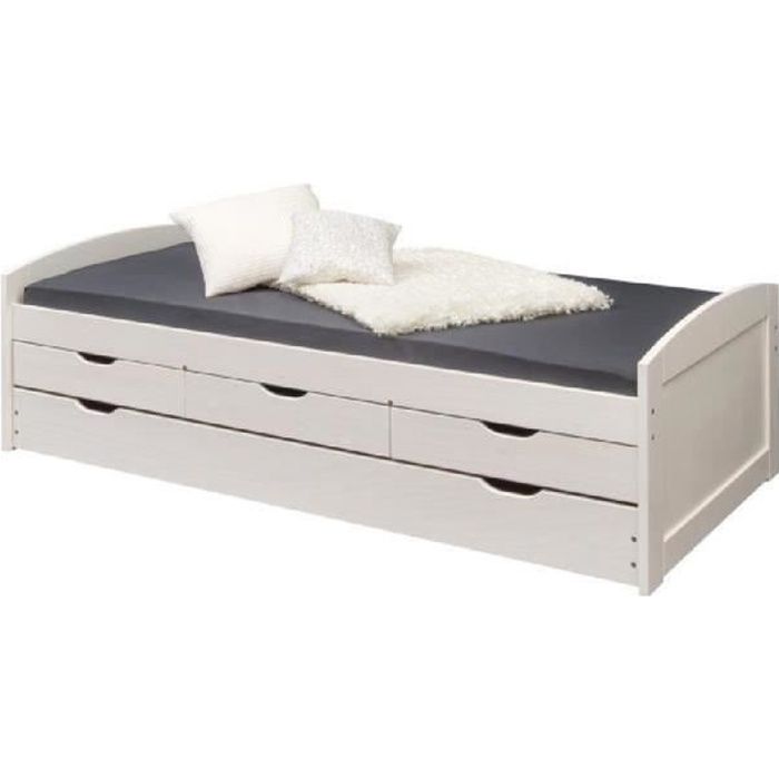 Lit Multifonction Julie Lit Banquette Multifonction Enfant 90x200 Tifenn Achat Vente