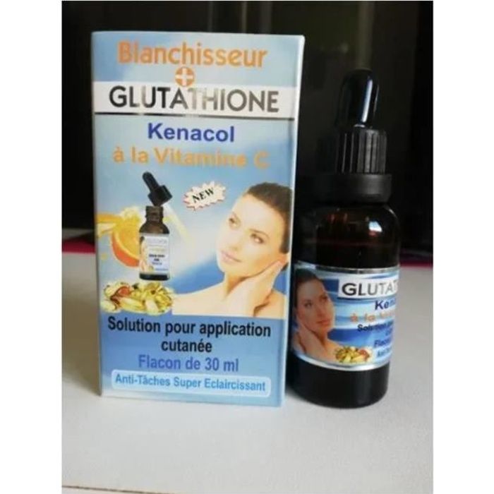 Complément Alimentaire Glutathion + Vitamine C - 100 Gélules, Effet éclaircissant