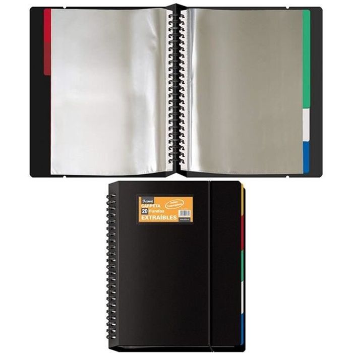 Dohe Classeur Avec Feuilles Amovibles Et Intercalaires Cdiscount Beaux Arts Et Loisirs Creatifs
