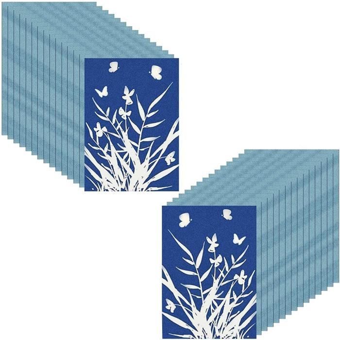 Papier Cyanotype Feuilles de papier imprimé soleil