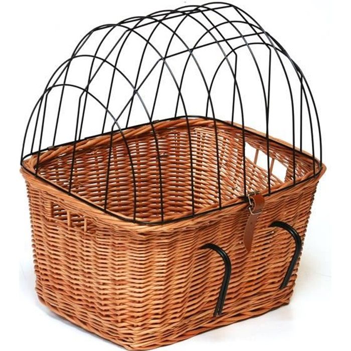 Panier vélo avec grille de protection Panier pour Chien / Chat Panier De Transport Spécial Vélo