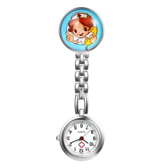 Lancardo Montre Infirmiere Femme Montre Gousset A Quartz Montre De Poche Homme Femme Cadre Dessin Animstion Rond Set De 5 En Alli Achat Vente Montre De Gousset Soldes Sur Cdiscount