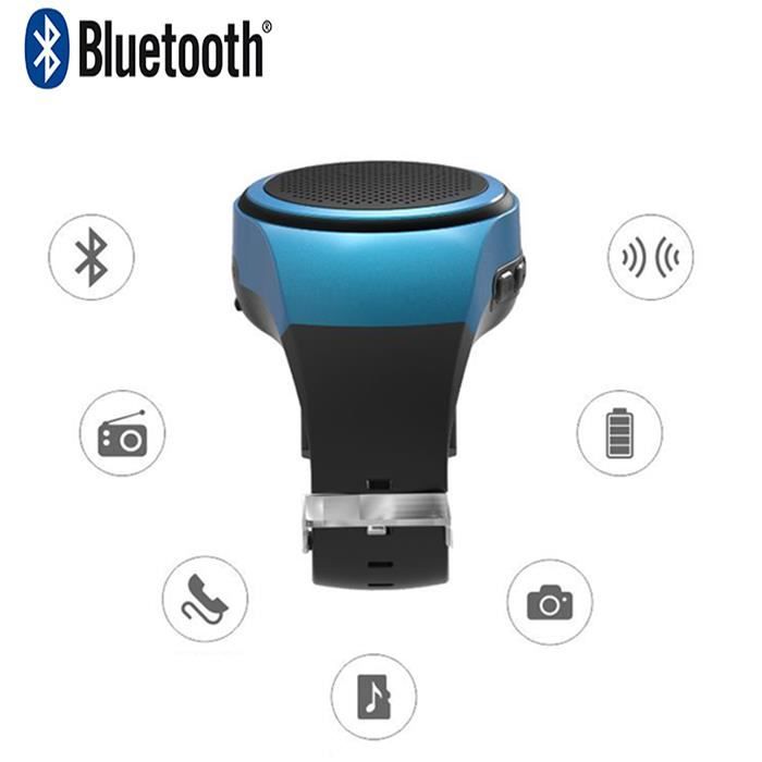 Bluetooth Récepteur Bluetooth Sport Musique Montre Portable Mini 2.1 + edr Sport Haut-Parleur Tf Carte Fm Pour Audio Haut-parleurs