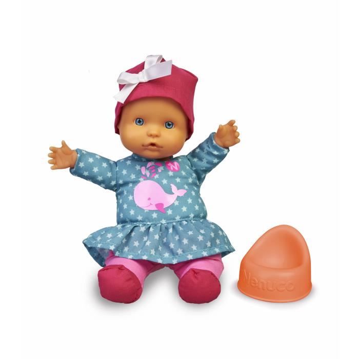 Nenuco Babypuppe „Quel PIPI“ – Puppe Macht Pipi Wie Ein Echtes Baby, Inkl. Wickeltisch, Flasche, Windel & Pflegezubehör