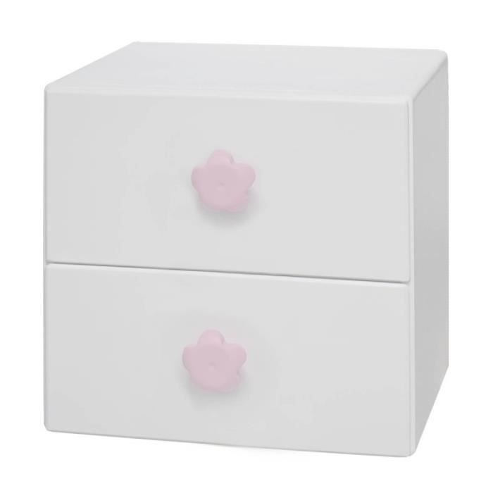Table De Nuit Pour Enfants Pendentif Rose Poignee Fleur Achat