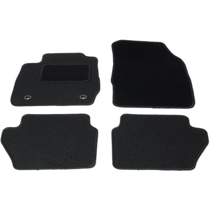 Tapis de voiture sur mesure pour Ford Fiesta 2012-2017 - Set de 4 (2 avant et 2 arrière)