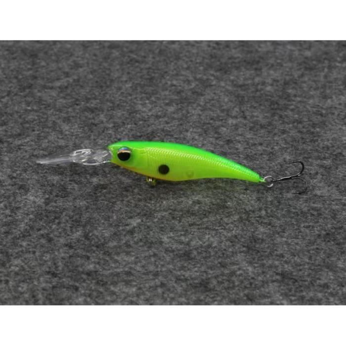 Leurres Durs 8,5 Cm (9,2g) - Lot De 5 Ou 10 - Appâts à Manivelle Pour Basse, Truite, Saumon