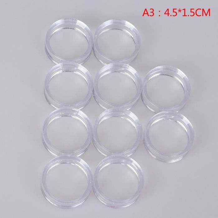 Lot De 5 Billes Acrylique Transparentes 10mm - Ornements DIY, Déco Ou Perles