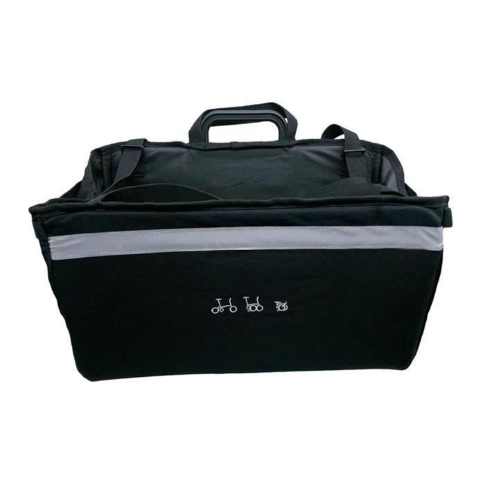 Panier De Vélo Arrière En Fer - 29x22.5x26 Cm - Facile à Installer - Pour VTT Et Vélos De Route