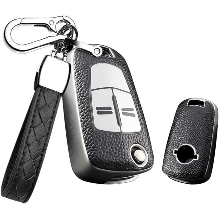 Coque De Protection Pour Clé Toyota Yaris/Aygo, Peugeot 108, Citroën C1 - Blanc - 2 Boutons