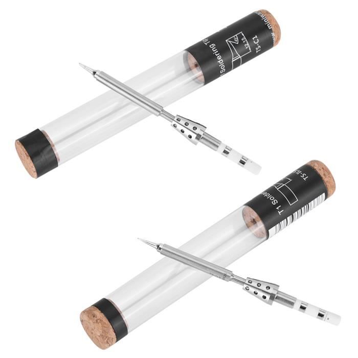 Nettoyant Pour Fer à Souder – Support Noir Avec Fil D'acier, Efficace Et Pas Cher