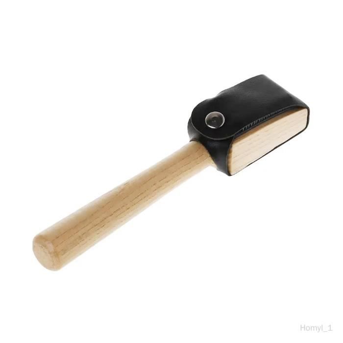 Brosse En Daim Et Métal Pour Chaussures De Danse - Nettoyage Semelles - Manche En Bois - Longueur 17 Cm