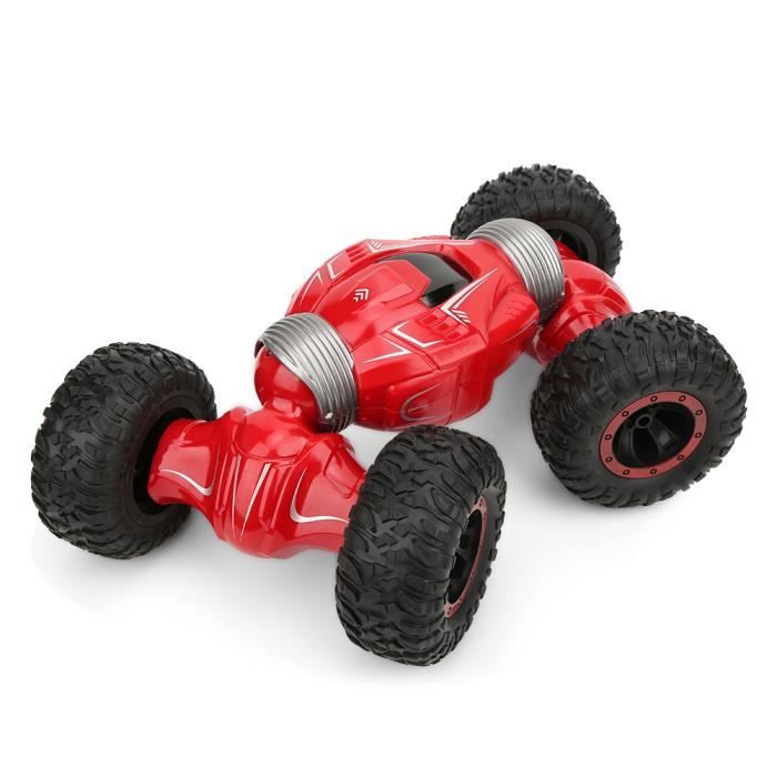 RED5 Voiture D'Escalade Murale – Aspiration, Passe Murs Et Plafonds | Charge USB Ou Télécommande | Phares LED – 12cm
