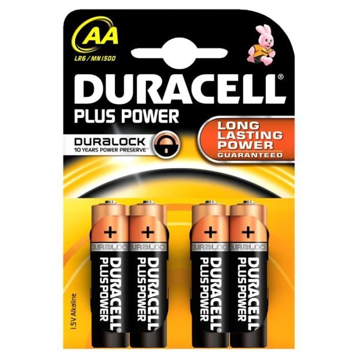 6 piles LR14 C Duracell Plus Power sous blister