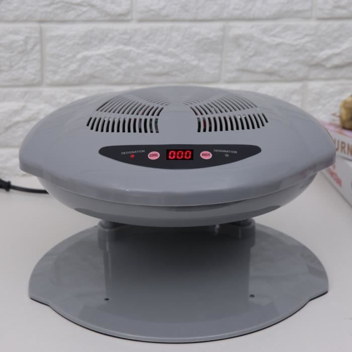 EBTOOLS Machine à sécher les ongles 2 en 1 gris frais/chaud air soufflé ...