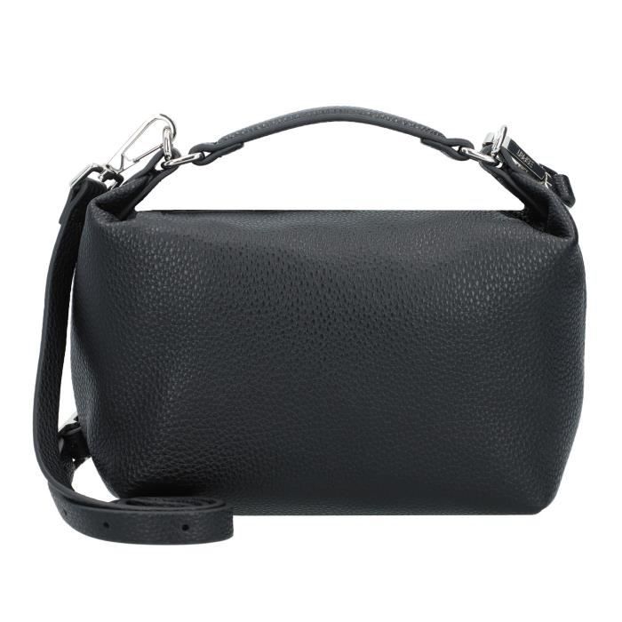 Sac a main ESPRIT 18 cm Noir Bandouliere Zippee black Cdiscount Bagagerie Maroquinerie