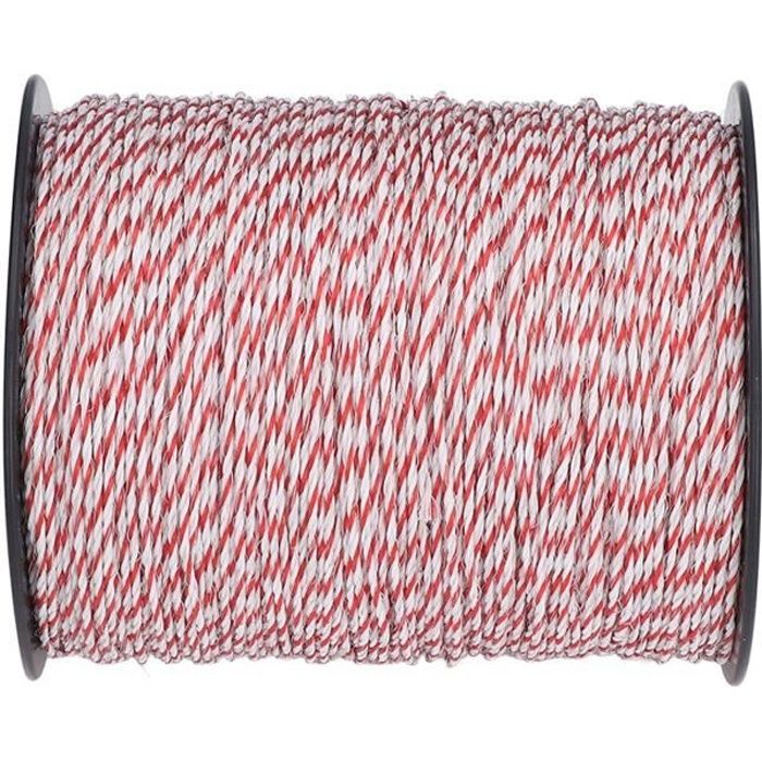 AgriOtter Fil De Clôture électrique Toronné En Aluminium Pour Clôture