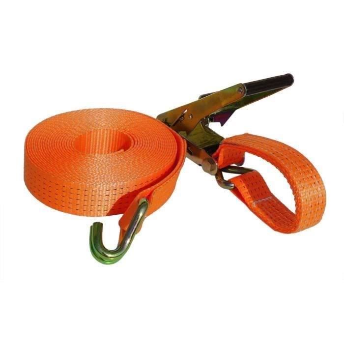JARDIN PRATIC Sangle à cliquet - Capacité : 5 T