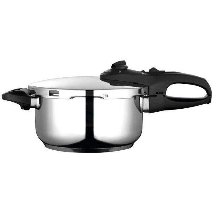 Autocuiseur 4 Litres, Induction, Acier Inoxydable 18/10, 2 Niveaux de Pression FAGOR Duo 4   Argent 800017