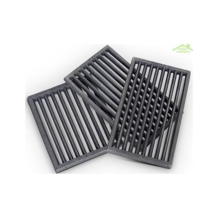 Grille De Poêle En Fonte 16 X 28 Cm - Grille à Cendres Pour Cheminée, Four, Cuisinière - Robuste Et Durable - 9