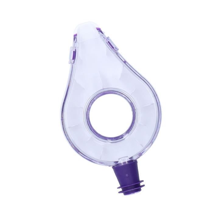 Carafe à Vin Rouge Avec Aérateur Intégré - En Verre Cristal, Design Iceberg, Décanteur Cadeau (18,5cm) - 5