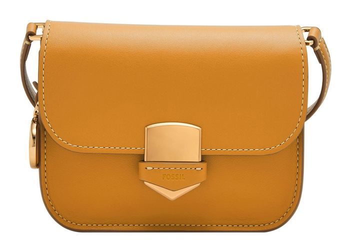 Sac Bandoulière Fossil Zoey Flap - Taille M, Couleur Viridian (vert), Cuir/PU, Neuf étiqueté