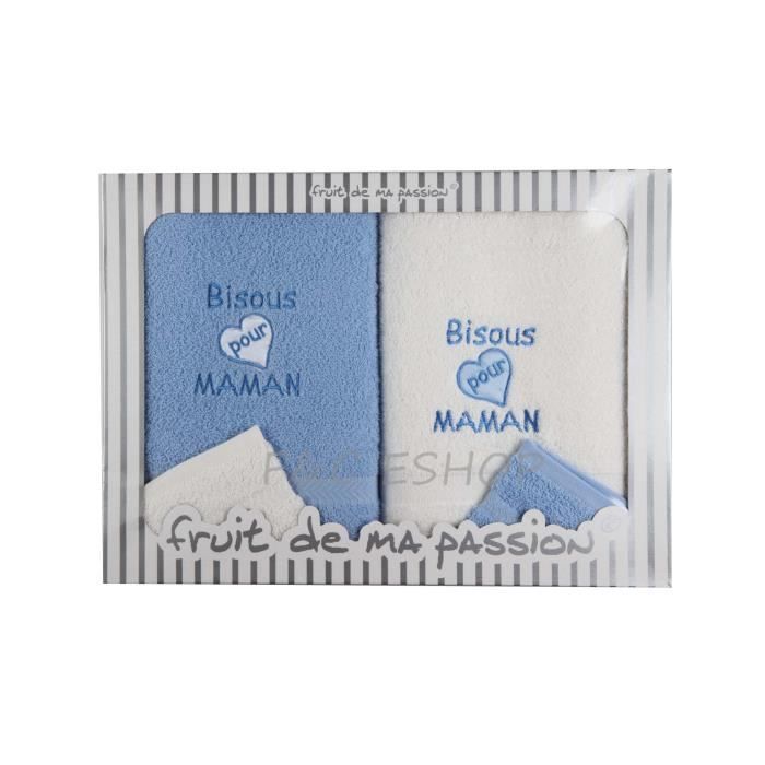 Coffret Bain Bébé Fruit De Ma Passion 5 Pièces - Rose Et Blanc