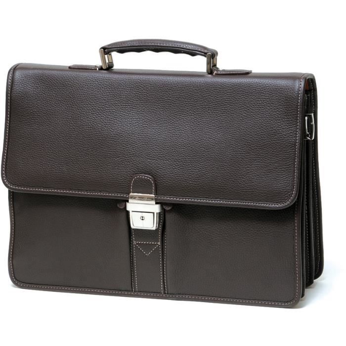 Cartable Gérard Henon Golf GH 2928 Marron Cuir Homme Marron