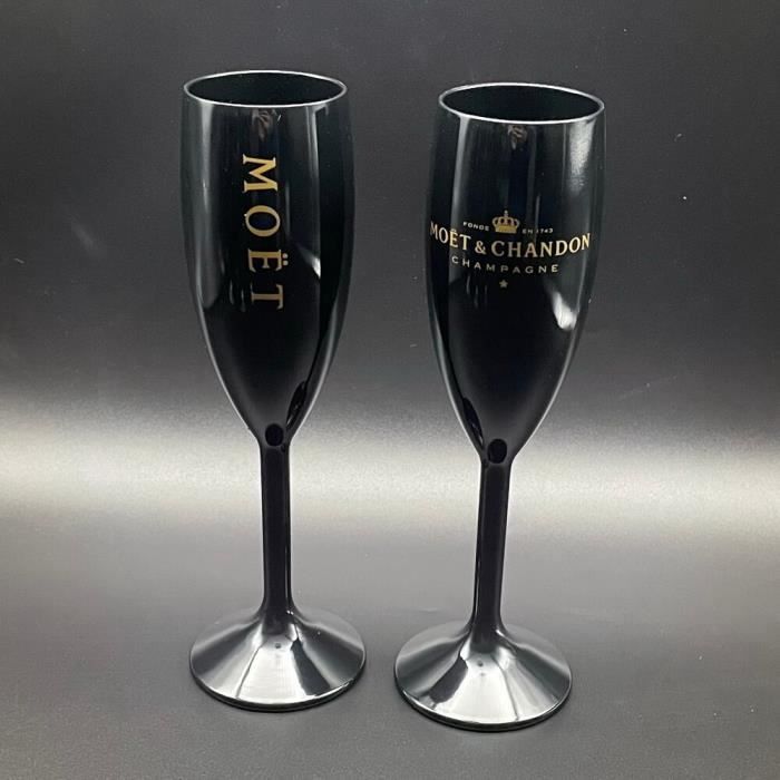 Flûtes à Champagne en plastique gobelet de Cocktail PS en acrylique