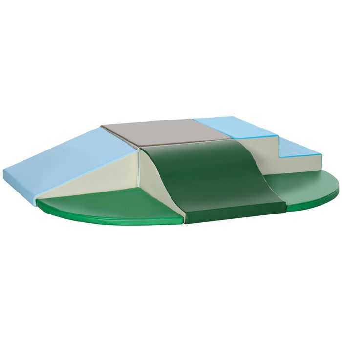 6 blocs de construction en mo 48x48x24cm Multicolore
