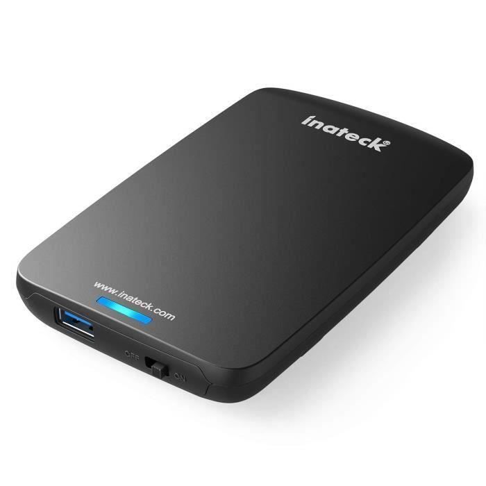 Inateck Boitier Externe Pour Disque Dur Etui 9 5mm 7mm Ssd 2 5 Sata I Ii Iii Hdd Avec Usb3 0 Cable Compatible Avec Windows Mac Achat Vente Disque Dur Externe Boitier Externe Pour Disque