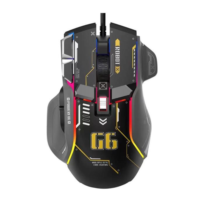 INF de jeu ergonomique avec RVB 6 réglages DPI et 7 000 Hz Le - vue 2